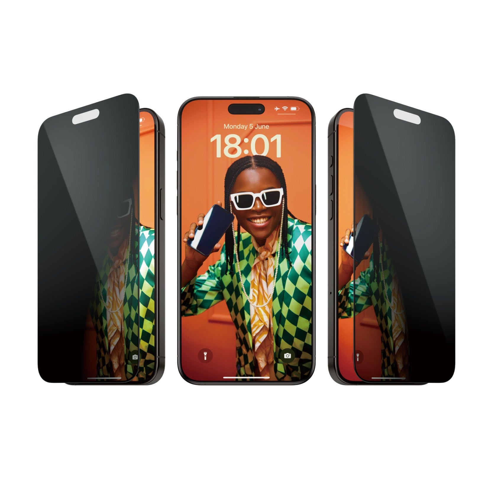 PanzerGlass® Privacy Screen Protector iPhone 15 Pro Max | Ultra-Wide Fit w. EasyAligner